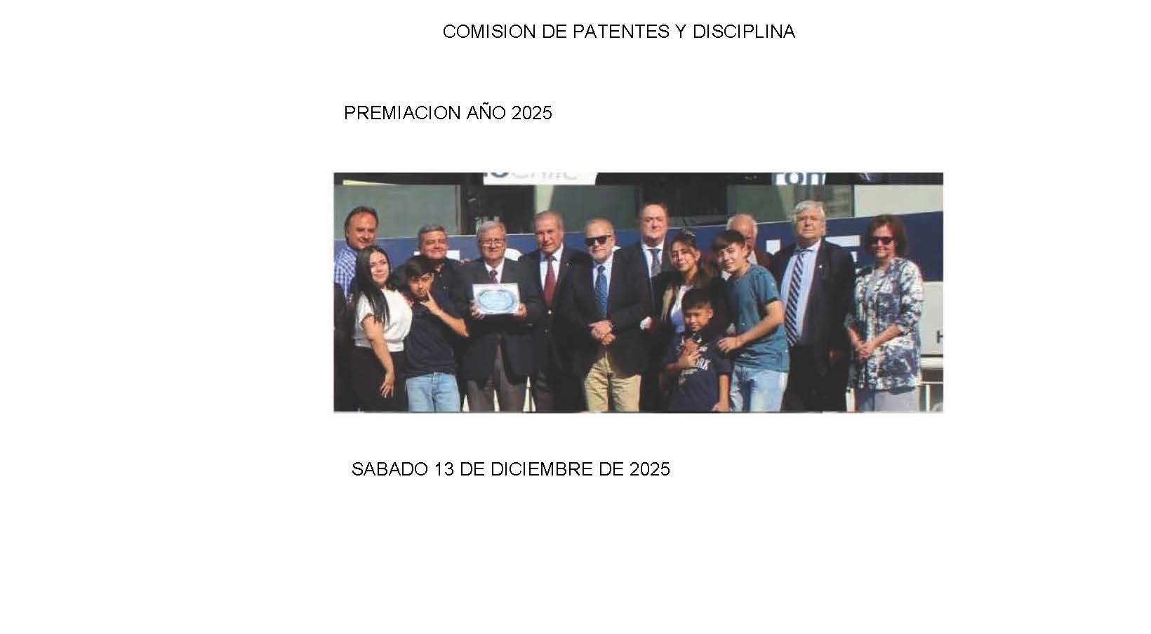 COMISION DE PATENTES Y DISCIPLINA
